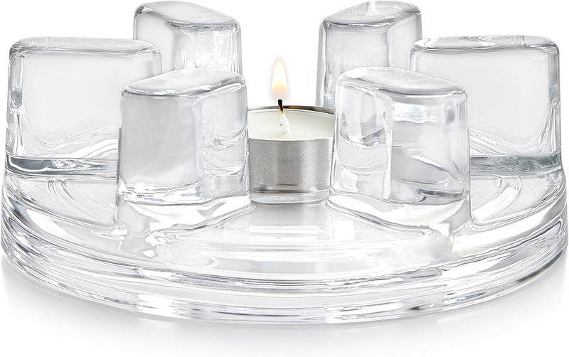 Teabloom Petals Tea Warmer – Elegant Glass Teapot Warmer with Tealight Candle | Universal Fit for Most Teapots | Durable Soda-Lime Glass Design - Image 3